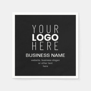 Simple Promotional Template for Your Business Logo Napkin