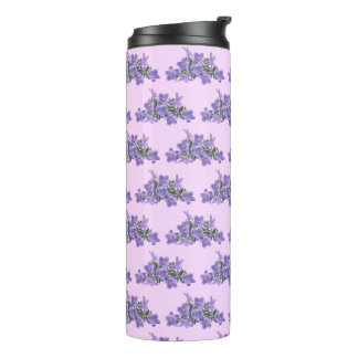 Simple Purple Lavender Flowers  Thermal Tumbler