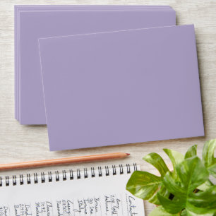 Simple Purple Lavender Lilac Wedding Envelopes