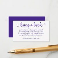 Simple Purple Shower | Electric Grape Bring a Book
