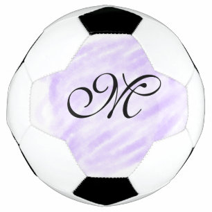 simple purple watercolor splashes pastel add name football