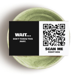 Simple QR Code Promotional Insert