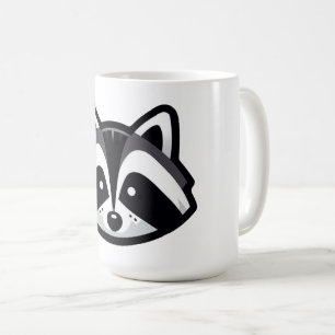 Simple Racoon Design Coffee Mug