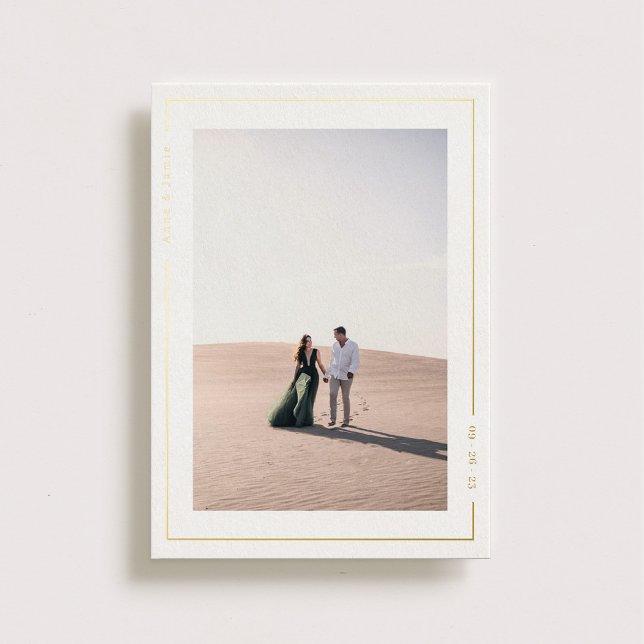 Simple Radiance Wedding Save the Date Gold (Creator Uploaded)