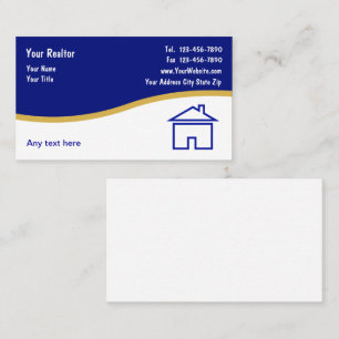 Simple Real Estate Business Cards
