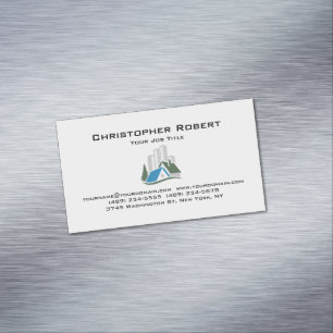 Simple Real Estate Magnetic Business Card
