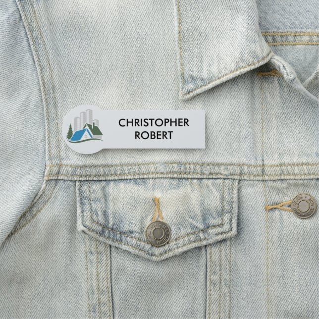 Simple Real Estate Name Tag (In Situ)
