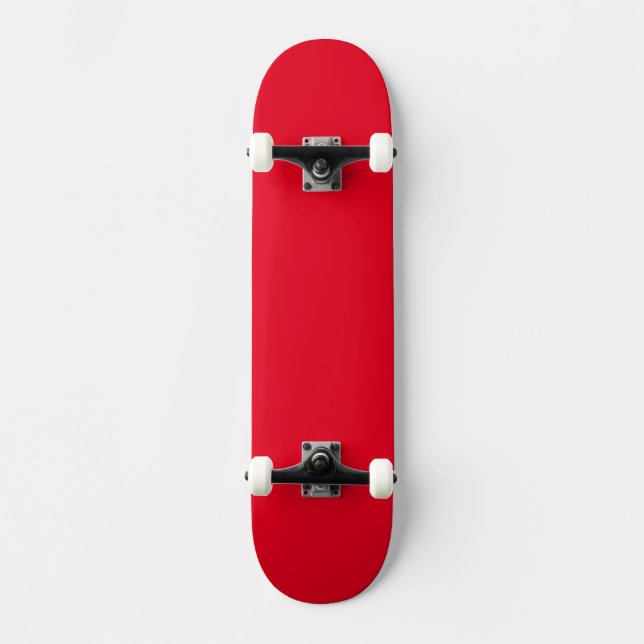 Simple Red Authority® Skateboard (Front)