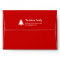 Simple Red Christmas Party Family Holiday Mailing