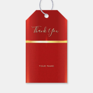 Simple Red Gift Tag