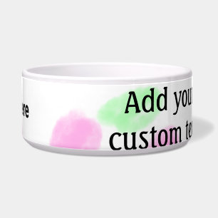 Simple red pi watercolor add your logo custom text