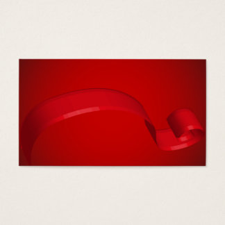 Simple Red Ribbon Gift Cards