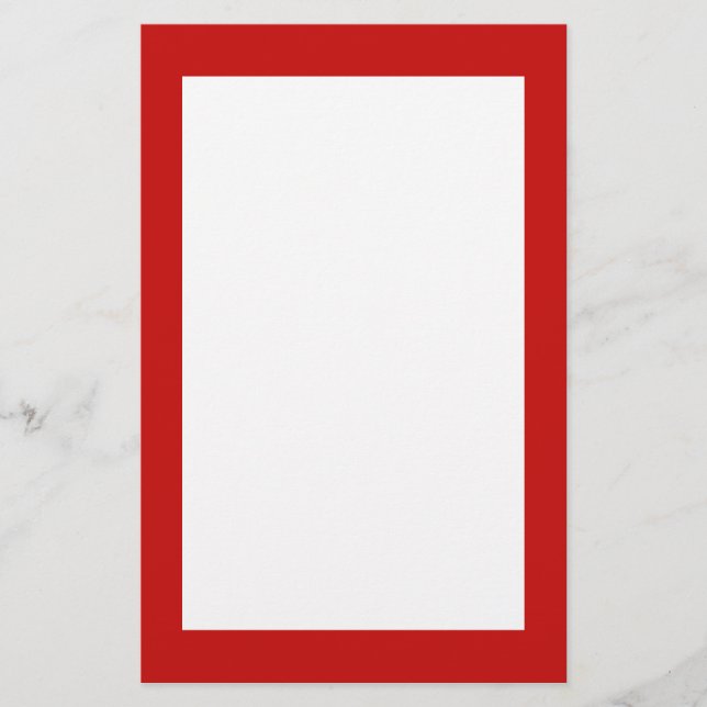 simple red stationery (Front)