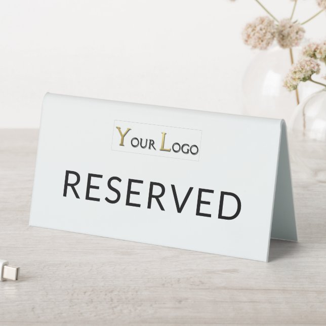 Simple Reserved  with Business Logo (In SItu (Table))