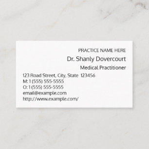 Simple, Respectable & Humble Business Card