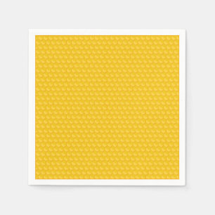 Simple Retro Honeycomb Gold Napkin