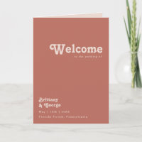 Simple Retro Vibes | Old Rose Folded Wedding