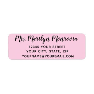 Simple Return Address Label