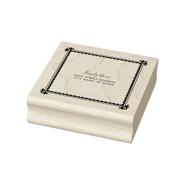 Simple Return Address Rubber Stamp (Stamp)