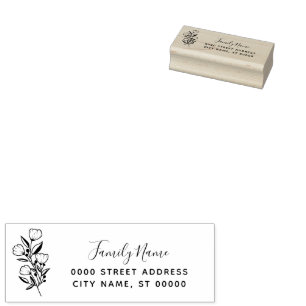Simple Return Address Rubber Stamp