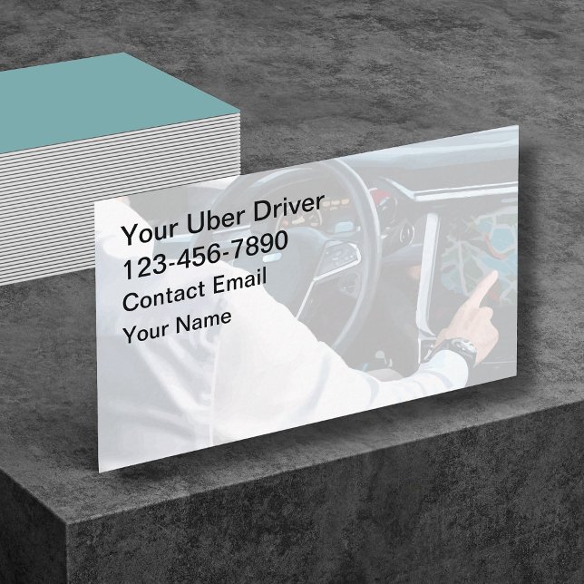 Simple Ride Hailing Uber Driver Theme Calling Card (Creator Uploaded)