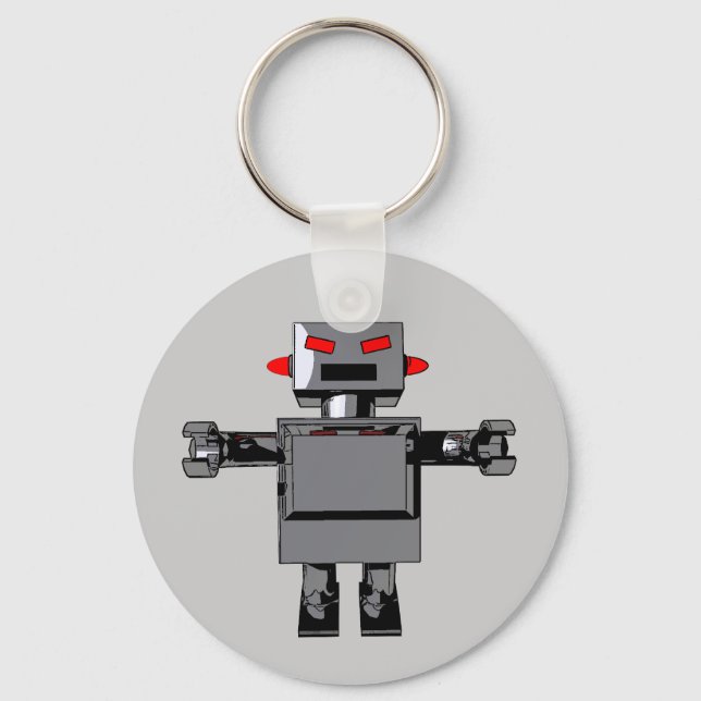 Simple Robot Keychain (Front)