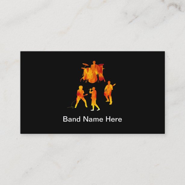 Band Business Cards Zazzle UK
