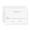 Simple Romance Calligraphy Wedding Reply