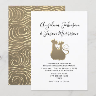 Simple Romantic Wedding Invitation