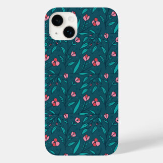 Simple roses pattern Case-Mate iPhone 14 plus case