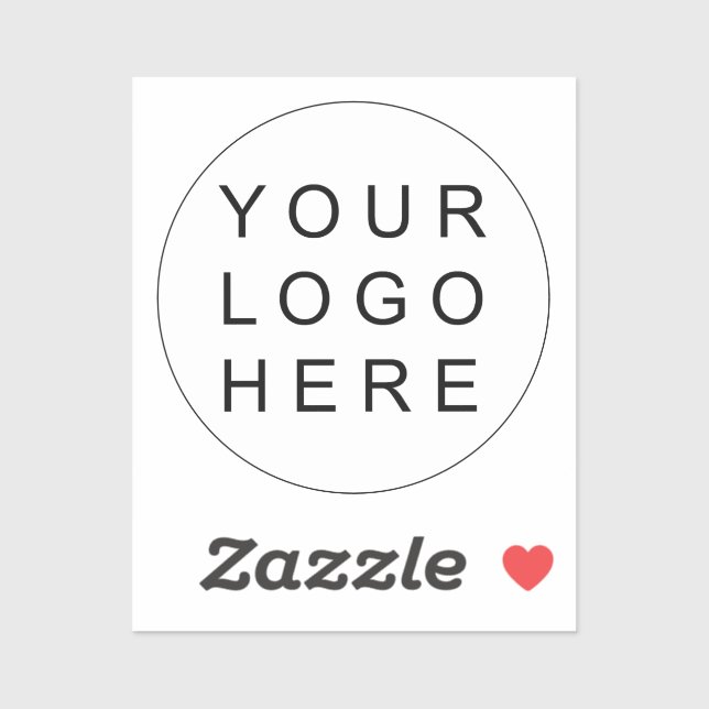 Simple Round Business Logo Clear (Sheet)