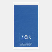 Simple Royal Blue Custom Business Logo Promotional