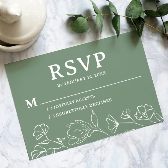 Simple RSVP Card for Wedding – Editable Design (Creator Uploaded)