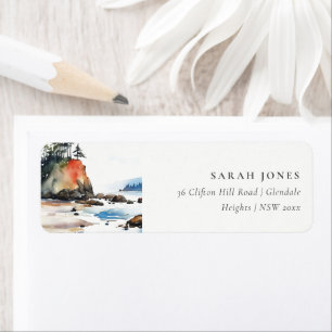 Simple Ruby Beach Olympic National Park Wedding