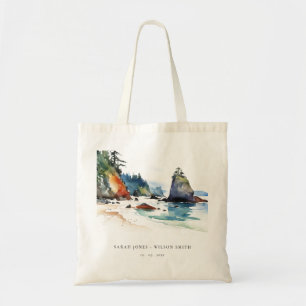 Simple Ruby Beach Olympic National Park Wedding Tote Bag