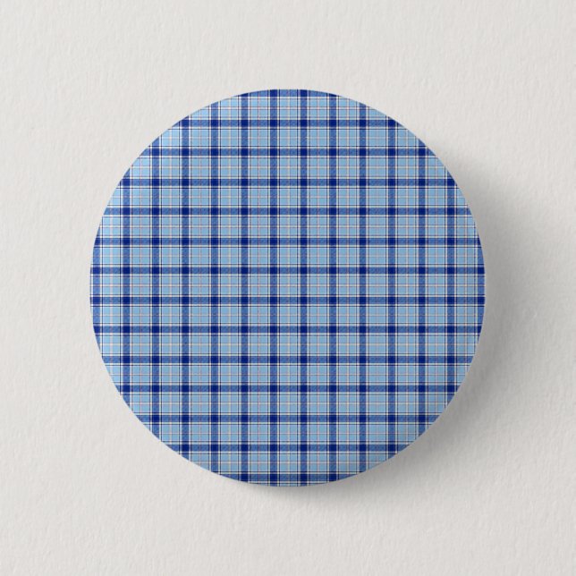 Simple Rustic  Blue Style Chake  6 Cm Round Badge (Front)