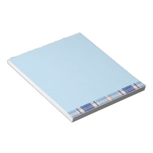 Simple Rustic  Blue Style Chake  Notepad
