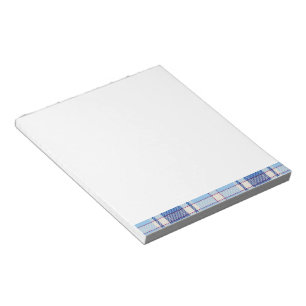 Simple Rustic  Blue Style Chake  Notepad