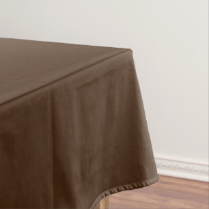 Simple Rustic brown solid autumn Thanksgiving Tablecloth
