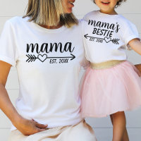 Simple Rustic Heart Arrow New Mum Mama