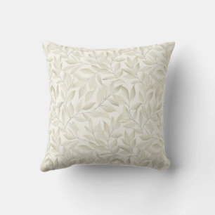 Simple Rustic Leaves Farmhouse Foliage Cushion