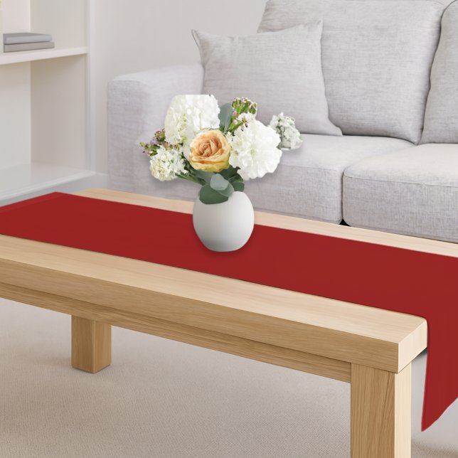 Simple Rustic Red Christmas Short Table Runner (Creator Uploaded)