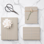 Simple Sage Green Blush Pink Striped Pattern Wrapping Paper Sheet<br><div class="desc">Simple Sage Green Blush Pink Striped Pattern Wrapping Paper Sheets</div>