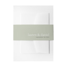 Simple Sage Green Names Wedding