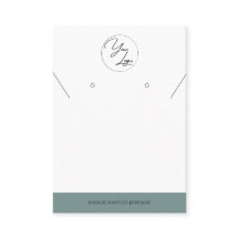 Simple Sage | Logo Jewellery Display Card