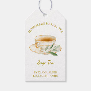 Simple Sage Tea Hang Tag