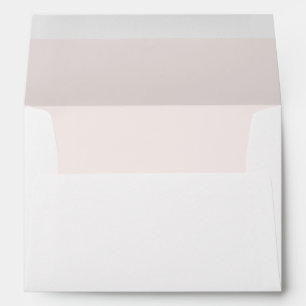 Simple Salt Pink Lined Return Address Envelope