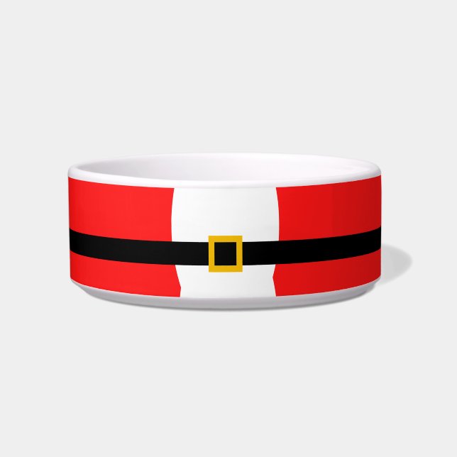 Simple Santa's Coat Bowl (Front)