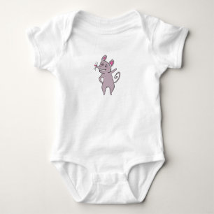 Simple Sassy Mouse Baby Top