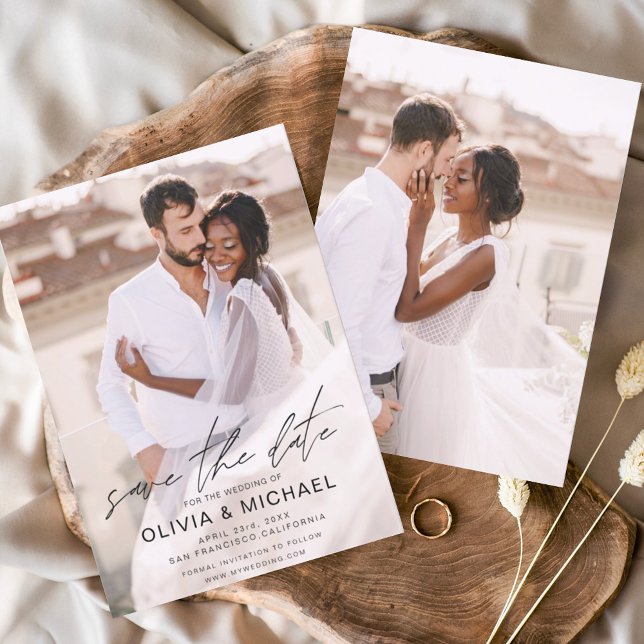 Simple Save the Date Photo Picture Wedding (Creator Uploaded)